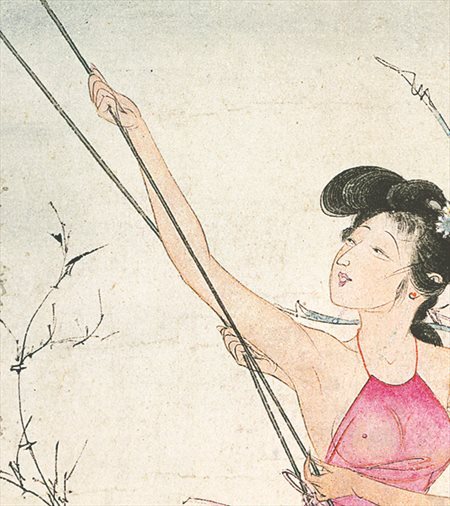 吉隆县-胡也佛的仕女画和最知名的金瓶梅秘戏图